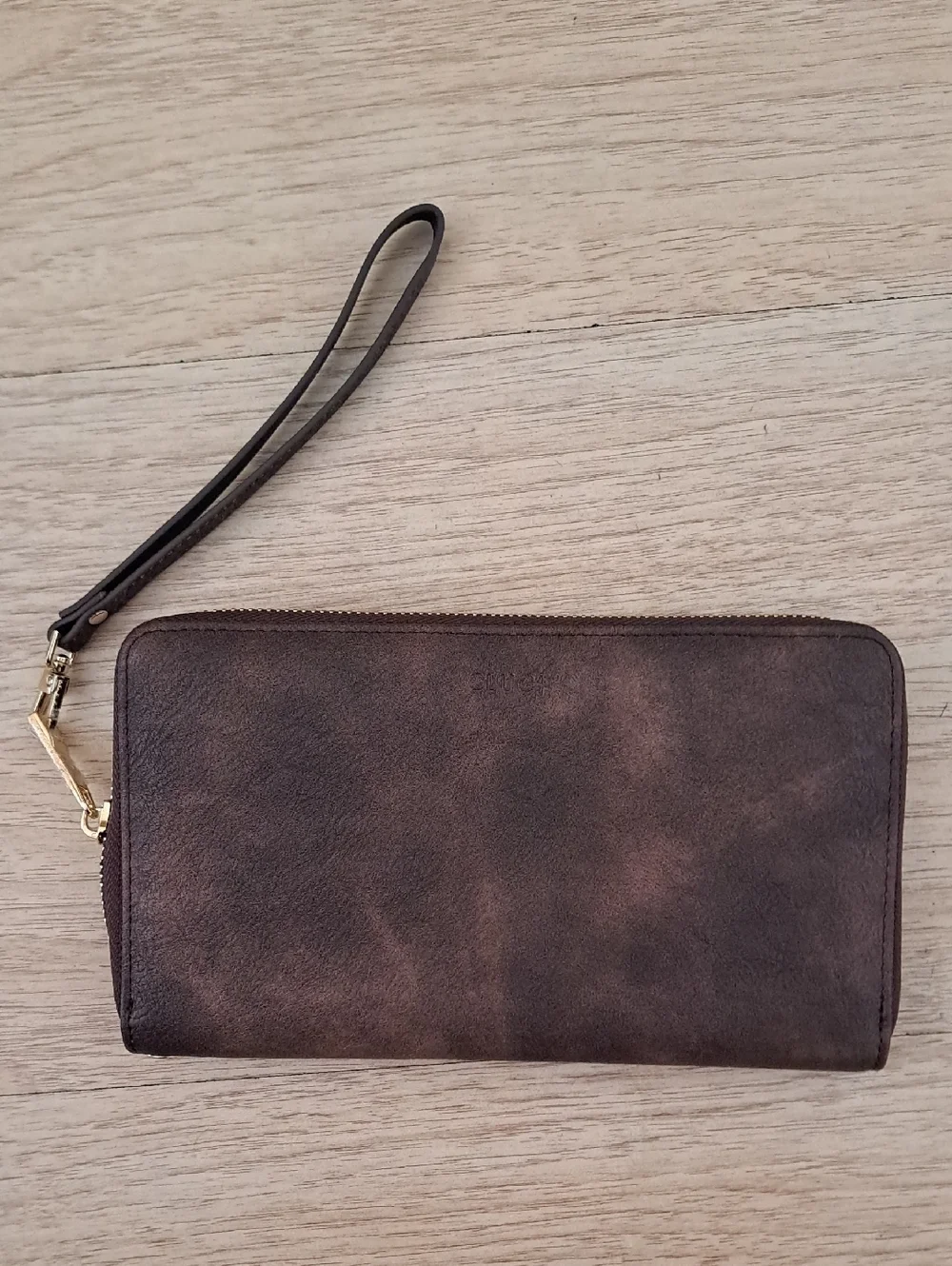 CLUCI women Wallet Leather RFID  blocking With Wristlet.